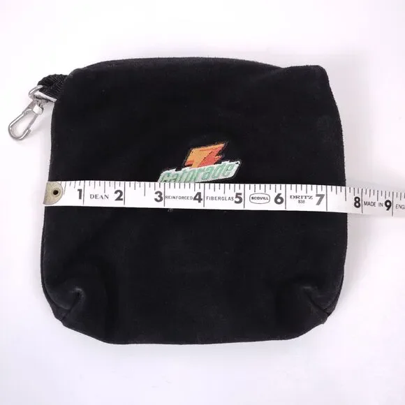 One Of A Kind Unique Leather Suede Gatorade Pouch With Soft Interior